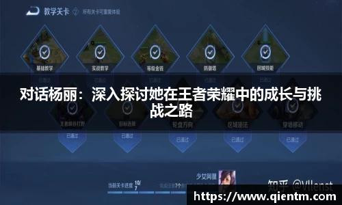 对话杨丽：深入探讨她在王者荣耀中的成长与挑战之路
